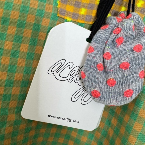 Ace & Jig Lizzie Top Cotton Pullover In Cantaloupe Mixed Print NWT - Picture 5 of 11